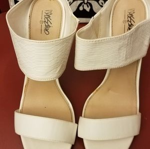 White, Size 10, Mossimo Heels